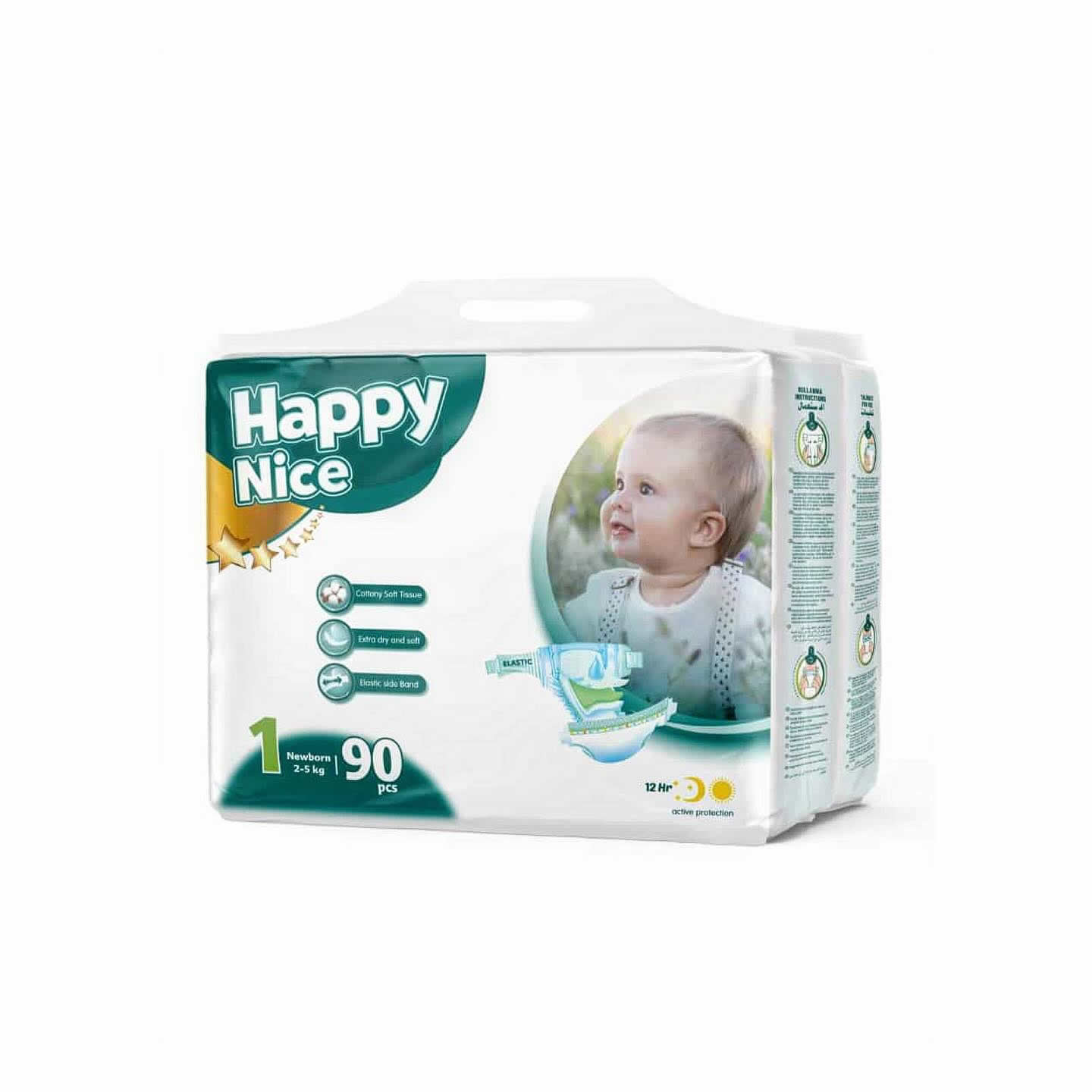 Happy Nice Bebek Bezi Jumbo Paket 1 Numara