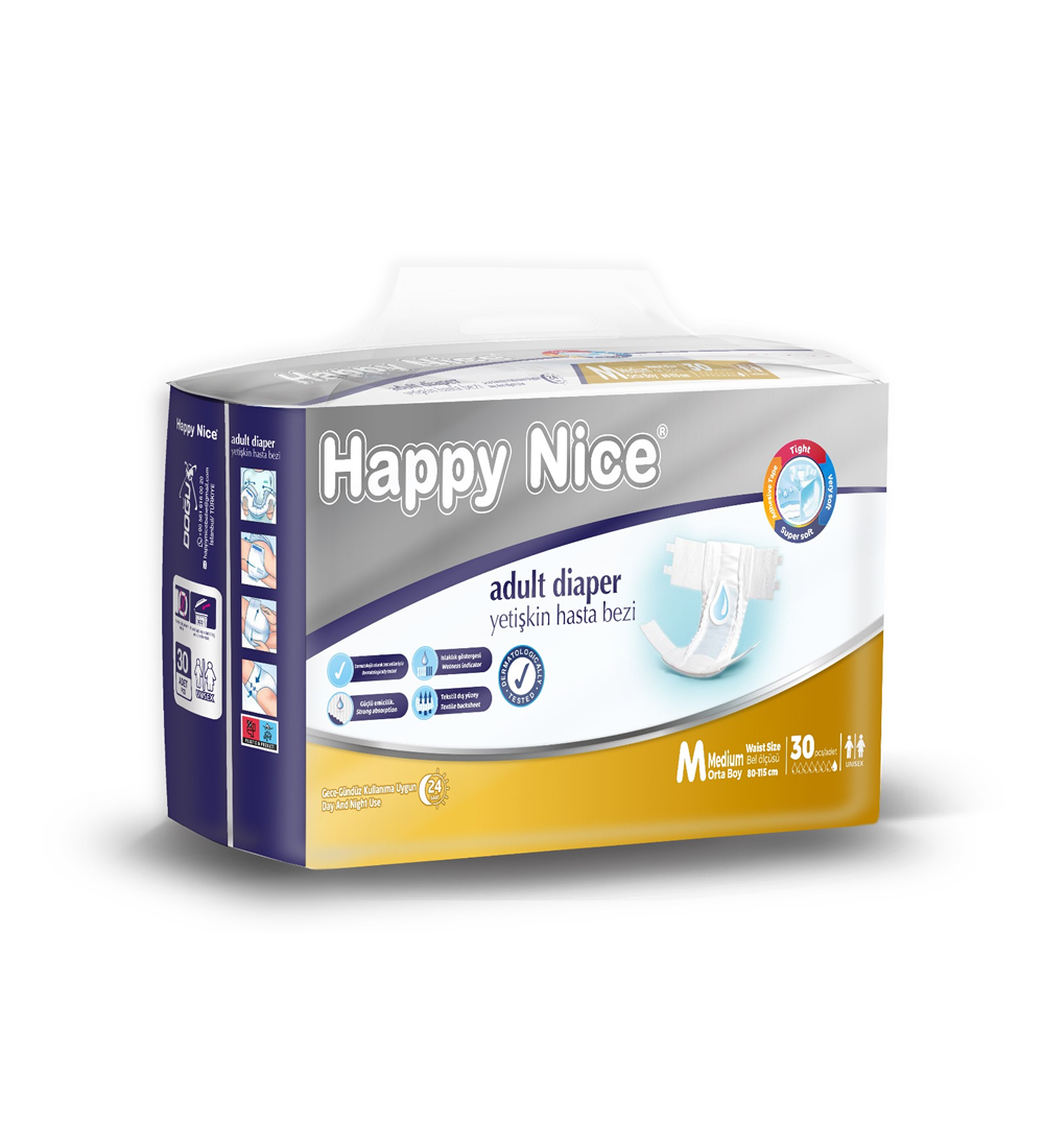Happy Nice Yetişkin Bezi Medium 30pcs