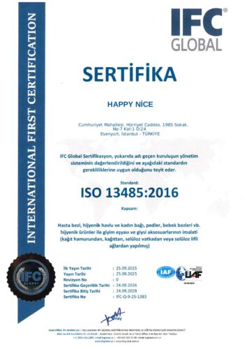 ISO 13485:2016 Tıbbi Cihazlar Kalite Yönetim Sistemi - IFC Global Sertifikasyon